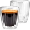 Termo stiklinės espresso kavai 120 ml 2 vnt - Modernus dizainas
