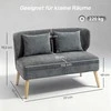 Dvievietė sofa 117 × 65 × 78,5 cm