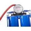 Car foot pump two pistons bicycle end pieces