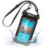 Springos Dvigubas telefono dėklas IPX8, skaidrus / juodas, 21,5 cm