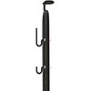 SPORTNOW dviračių stovas vertikalus ir horizontalus radikaliai reguliuojamas stovas 6"-28" ir 700c dviračiams 45 x 44 x 118 cm, metalinis juodas | Aosom