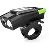 Dviračio žibintas su LED, bevielis spidometras, garsus signalas 3in1