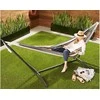 Dvivietis braziliškas hamakas su uždangalu 200x150 cm
