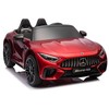 Dvivietis vaikiškas elektromobilis Lean Cars Mercedes AMG SL63, raudonas