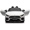 Dvivietis vaikiškas elektromobilis Lean Cars Mercedes AMG SL63, baltas