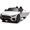 Dvivietis vaikiškas elektromobilis Lean Cars Mercedes AMG SL63, baltas