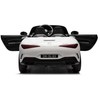 Dvivietis vaikiškas elektromobilis Lean Cars Mercedes AMG SL63, baltas