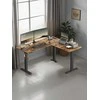 Songmics Reguliuojamo aukščio stalas 160 x 140 x 72-120cm
