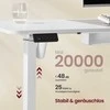 Songmics VASAGLE Elektra reguliuojamo aukščio kampinis stalas su įkrovimo stotele
