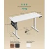 Songmics Reguliuojamo aukščio stalas 60 x 140 x 72-120cm