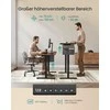Songmics Elektrinis aukščio reguliuojamas rašomasis stalas 70 x 160 x (72-120) cm