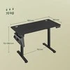 Songmics Elektrinis aukščio reguliuojamas rašomasis stalas 120,1 x 60 cm