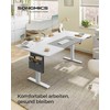 Songmics Elektrinis aukščio reguliuojamas rašomasis stalas 180 x 80 cm