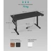 Songmics Reguliuojamo aukščio stalas 70 x 160 x 72-120cm