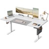 Songmics Reguliuojamo aukščio stalas 180 x 80 x 72-120cm