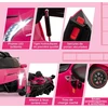 Elektrinis automobilis Lamborghini rožinis