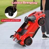 Elektrinis automobilis raudonas
