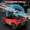 Elektrinis automobilis raudonas