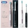 Elektriniai dantų šepetėliai Oral-B Pulsonic Slim Luxe 4900, 2 vnt. (rožinis ir juodas)