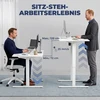 Elektrinis kampinis rašomasis stalas su 3 atminties pozicijomis, 140 x 80 x 72–120 cm