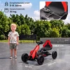 Elektrinis kartingas vaikams, 3–5 km/h, su EVA ratais, raudonas, 100 × 58 × 58,5 cm