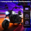 Elektrinis motociklas baltas