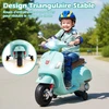 Elektrinis motociklas vaikams žalias