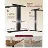 Songmics Elektrinis rašomasis stalas 180 × 80 × 72–120 cm