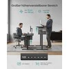 Songmics Reguliuojamo aukščio elektrinis stalas 60 x 160 x (72-120) cm