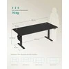 Songmics Elektrinis reguliuojamas rašomasis stalas 180 x 80 cm