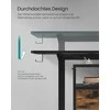 Songmics Reguliuojamo aukščio elektrinis stalas 60 x 120 x (72-120) cm