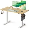 Songmics Reguliuojamo aukščio stalas 120x60x 72-120cm