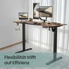 Songmics Elektrinis reguliuojamo aukščio stalo rėmas be stalviršio
