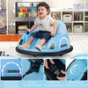 Elektrinis susidūrimo automobilis su nuotolinio valdymo pultu ir 360° apsisukimu, mėlynas, 66,5 × 64,5 × 39 cm