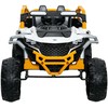 Lean Cars Elektrinis vaikiškas automobilis 4x4 M3, geltonas ir baltas