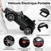 Elektrinis vaikų automobilis juodas