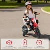 Elektrinis vaikų motociklas 12V raudonas