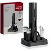 Electric corkscrew wine opener set