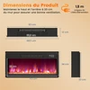 Elektrinis židinio įdėklas 68 cm