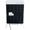 HOMCOM Elektrinis židinys Liepsnos efektas 950/1850 W Apsauga nuo perkaitimo Balta 41,5 x 28 x 54,8 cm