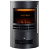 HOMCOM LED elektrinis židinys su liepsnos efektu 900/2000W 41x41x64,5cm