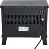 Homcom Elektrinis židinys 600/1200W, juoda, 34x17x31 cm