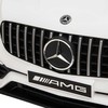 Homcom Mercedes-Benz AMG GLA45 licencijuotas vaikiškas elektrinis automobilis su nuotolinio valdymo pulteliu, MP3, saugos diržais, 37-60 mėn., baltos spalvos