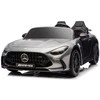 Lean Cars Elektromobilis Mercedes GT63 AMG 24V pilkas
