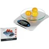 Elektroninės virtuvinės svarstyklės su grūdinto stiklo platforma 5kg/1 g