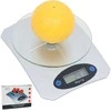 Elektroninės virtuvinės svarstyklės su grūdinto stiklo platforma 5kg/1 g