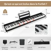 Elektroninis pianinas 126 cm