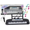 Lean Toys Elektroninis pianinas vaikams su mikrofonu ir stovu, 37 klavišai
