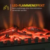 Homcom Elektrinis židinys su LED liepsnos efektu, 2000W