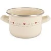 Orion Katinimo katilas 16 cm, 1,4 l - Emaliuotas kremas - Universalus